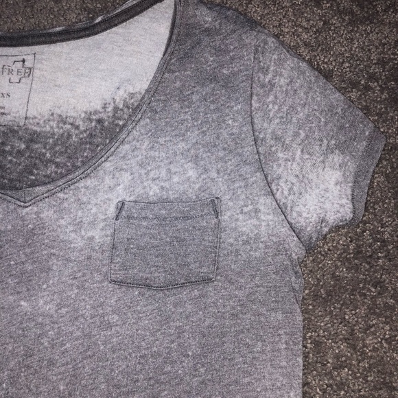 Grey, ombré free people T-shirt - Picture 3 of 3